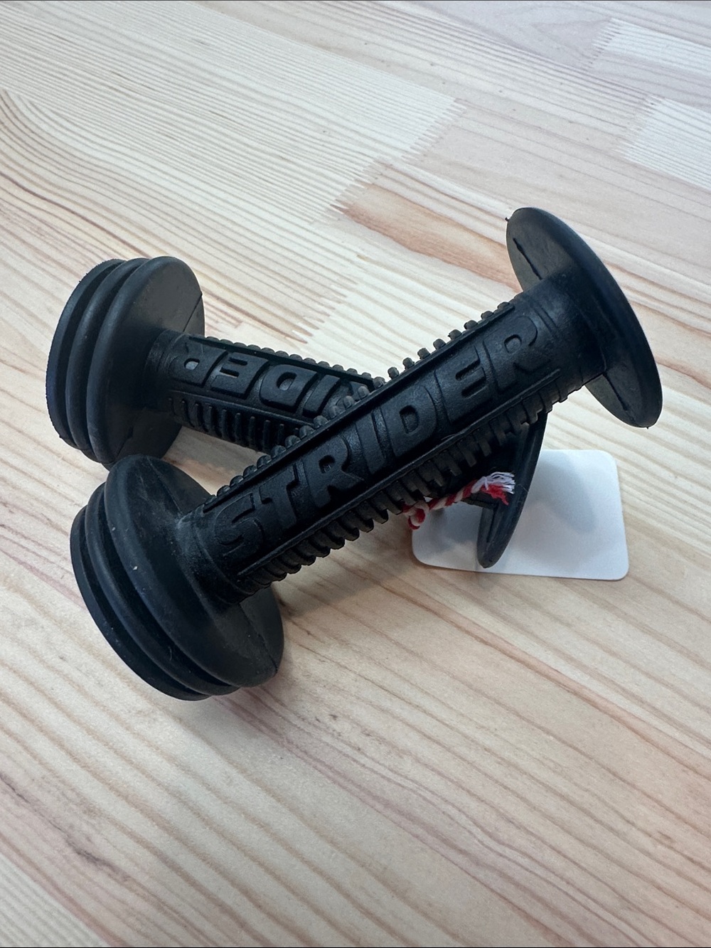 Black Kids Handlebar Grips — Comfortable Non-Slip Design